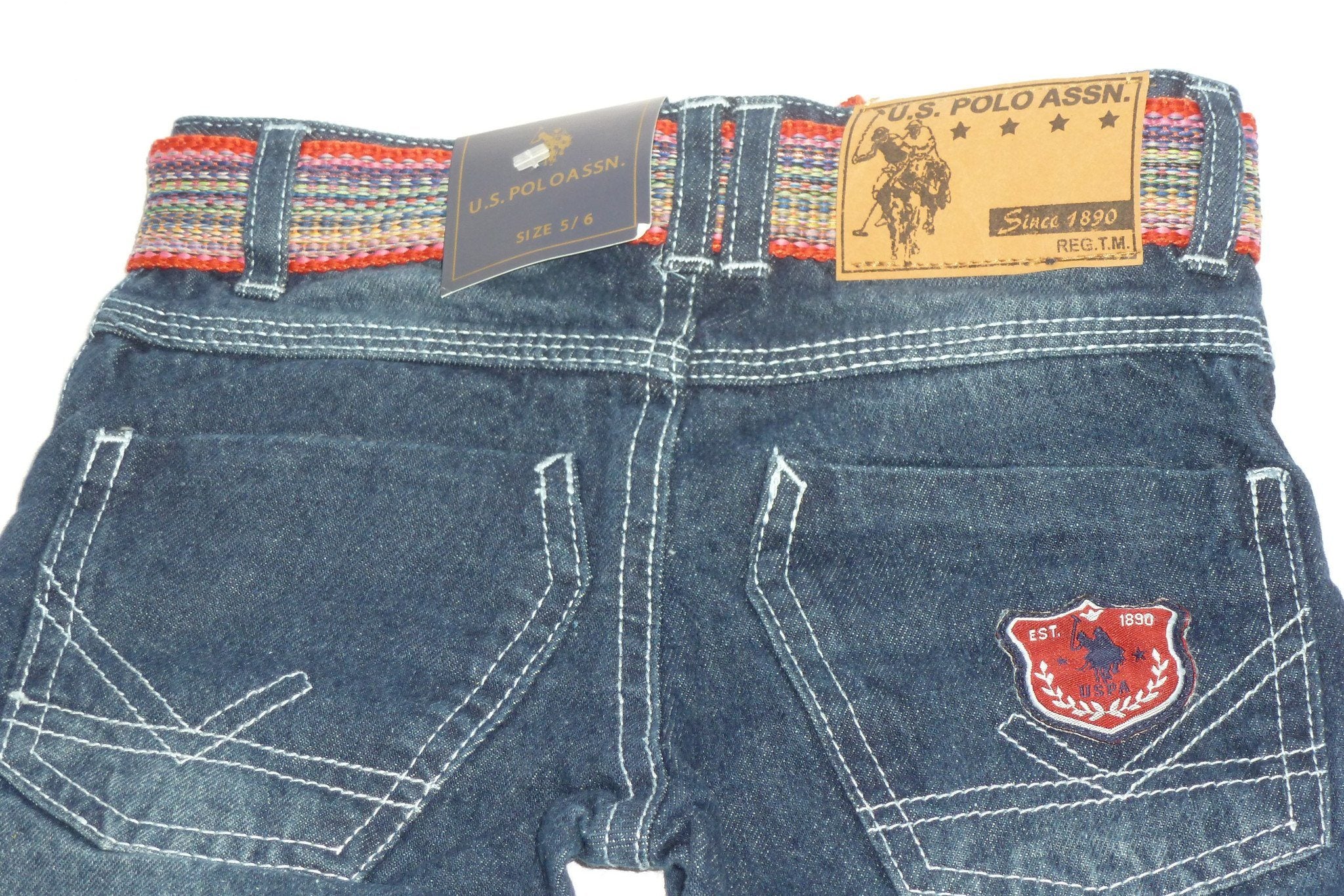 US Polo Kids Jeans Blue