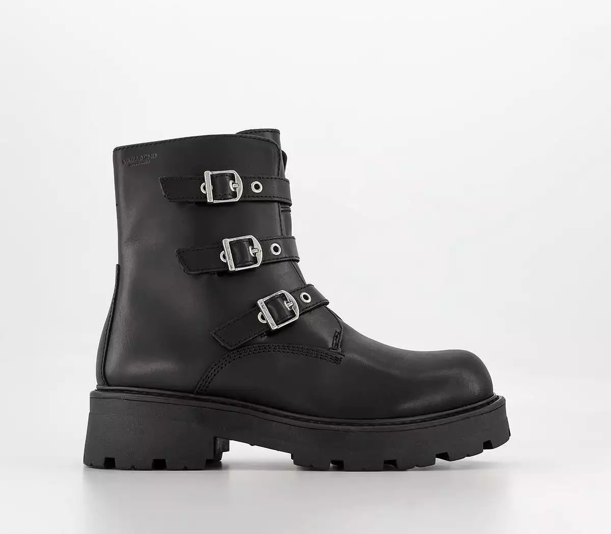 Vagabond Cosmo 2.0 Black Buckle Boots