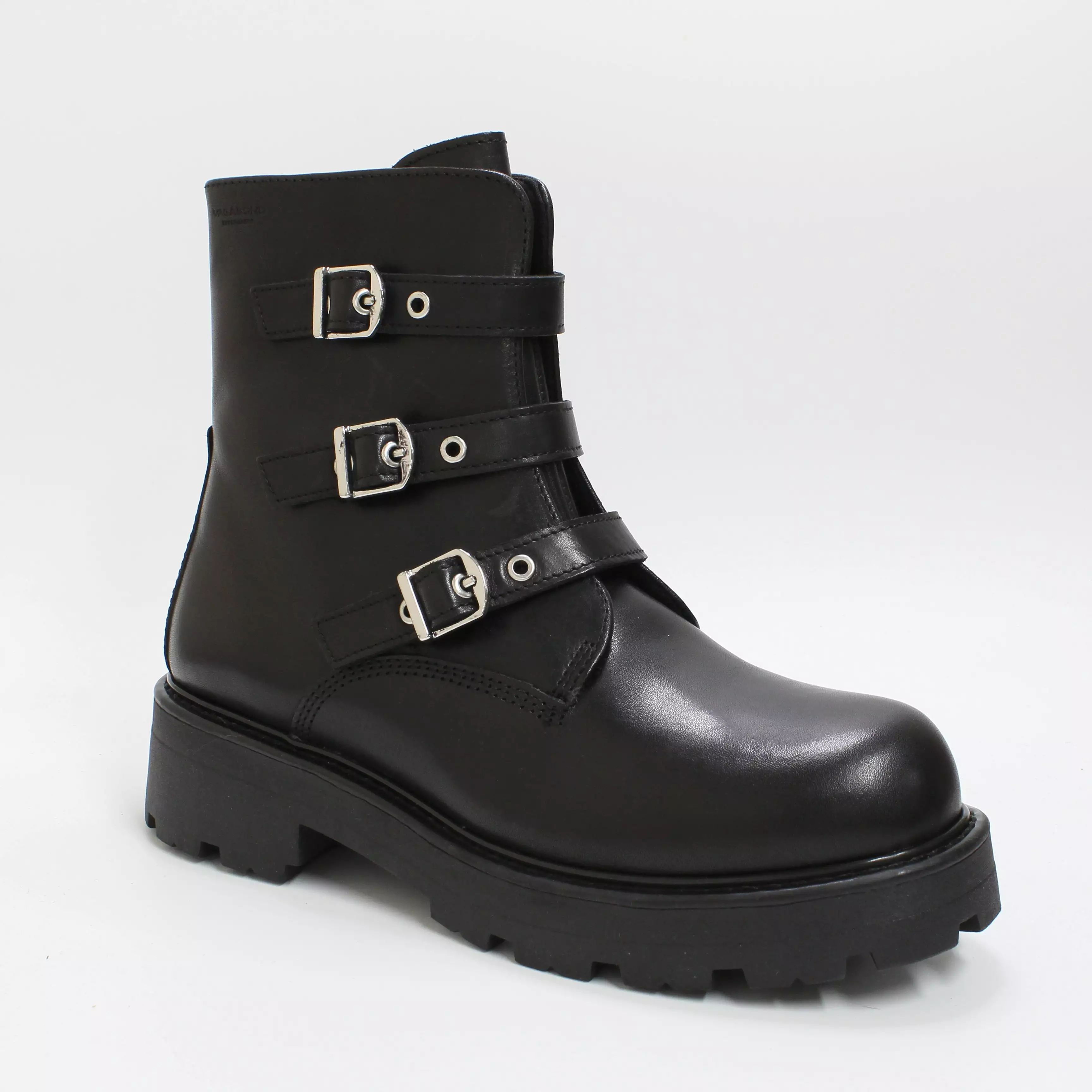 Vagabond Cosmo 2.0 Black Buckle Boots