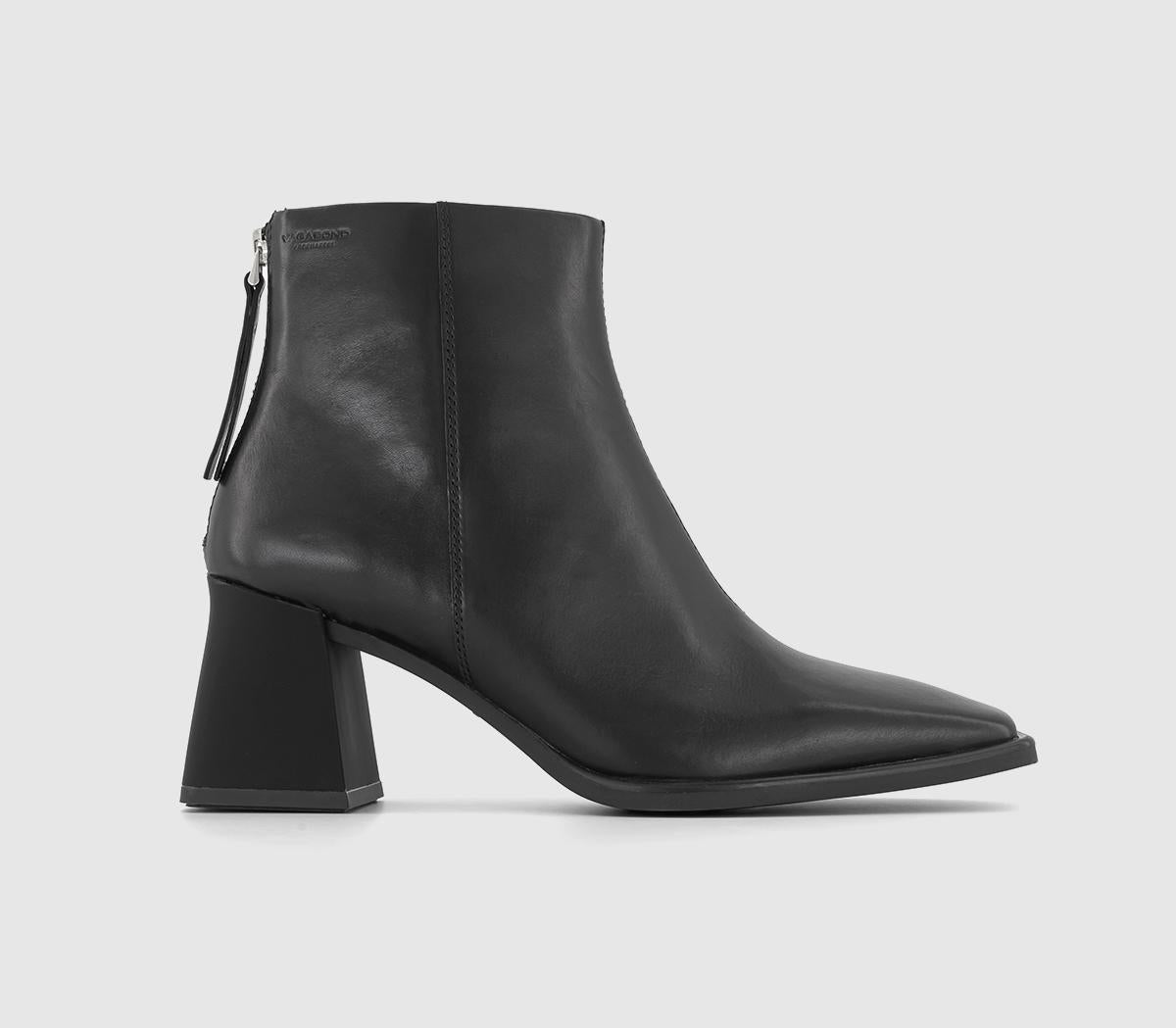 Vagabond Hedda Zip Ankle Boots for Women - Black