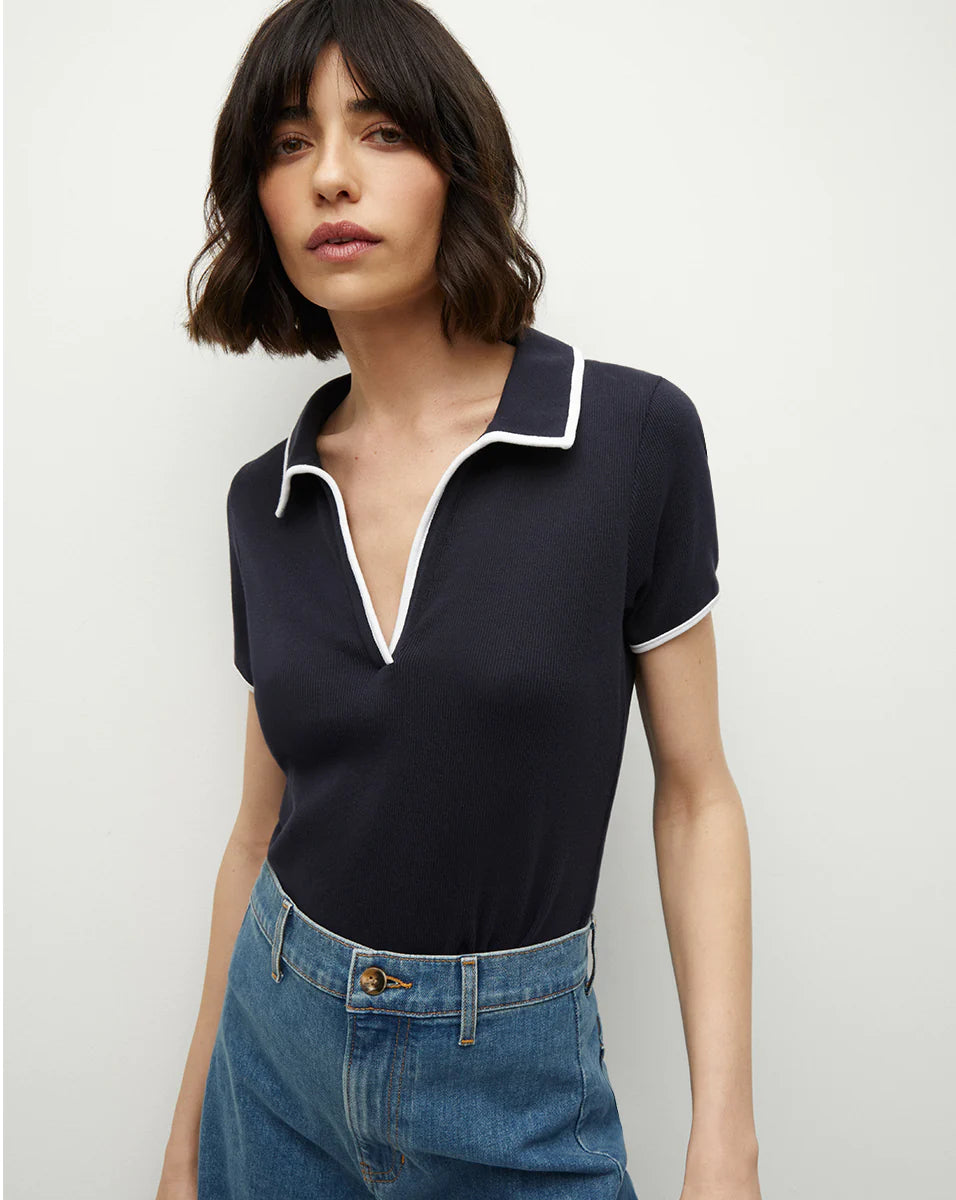 Veronica Beard Kearney Tee Navy online shop