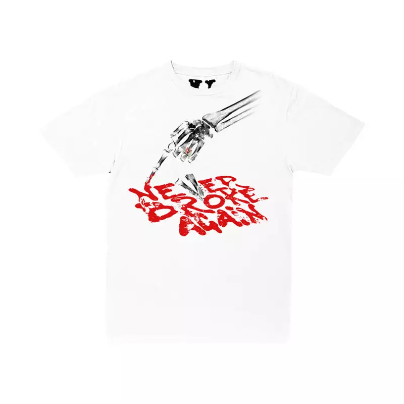 Vlone NBA Youngboy Never Broke Again White T-shirt | Bones Design