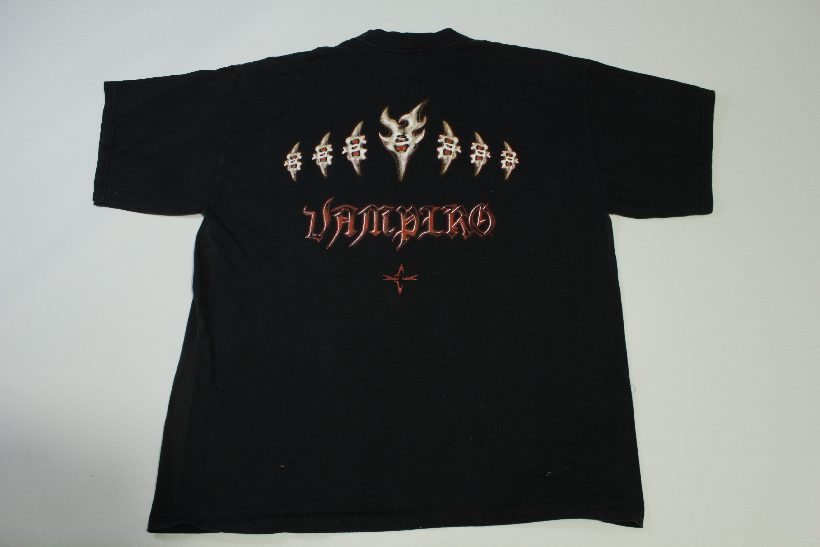 WCW Vampiro Wrestling Rare 1998 Vintage T-Shirt - Extra Large XL Gildan Size - WWE Wrestling T-Shirt