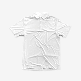 White Active Polo Shirt