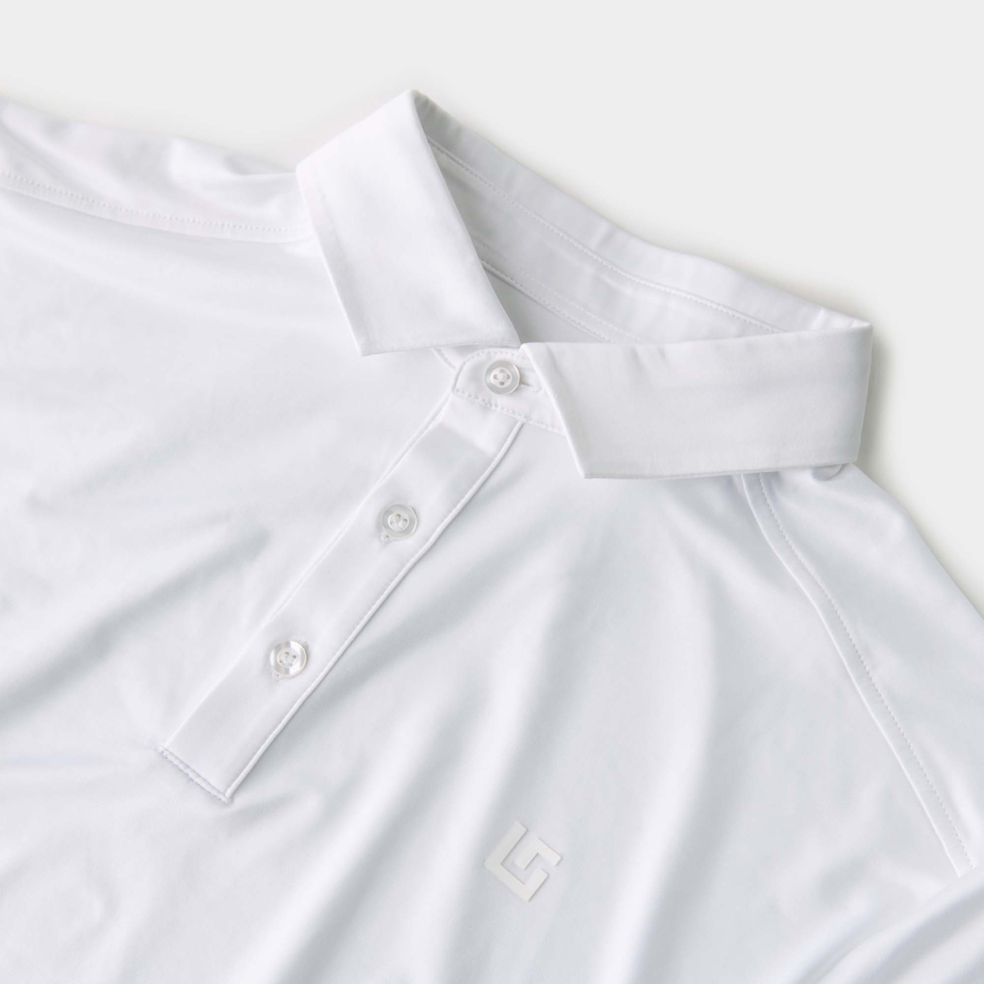 White Active Polo Shirt