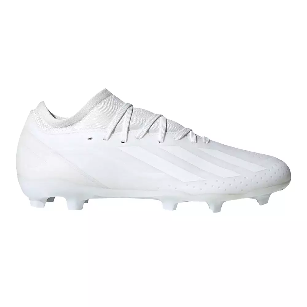 White Adidas X Crazyfast.3 FG Soccer Cleats