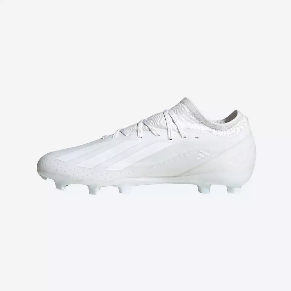 White Adidas X Crazyfast.3 FG Soccer Cleats