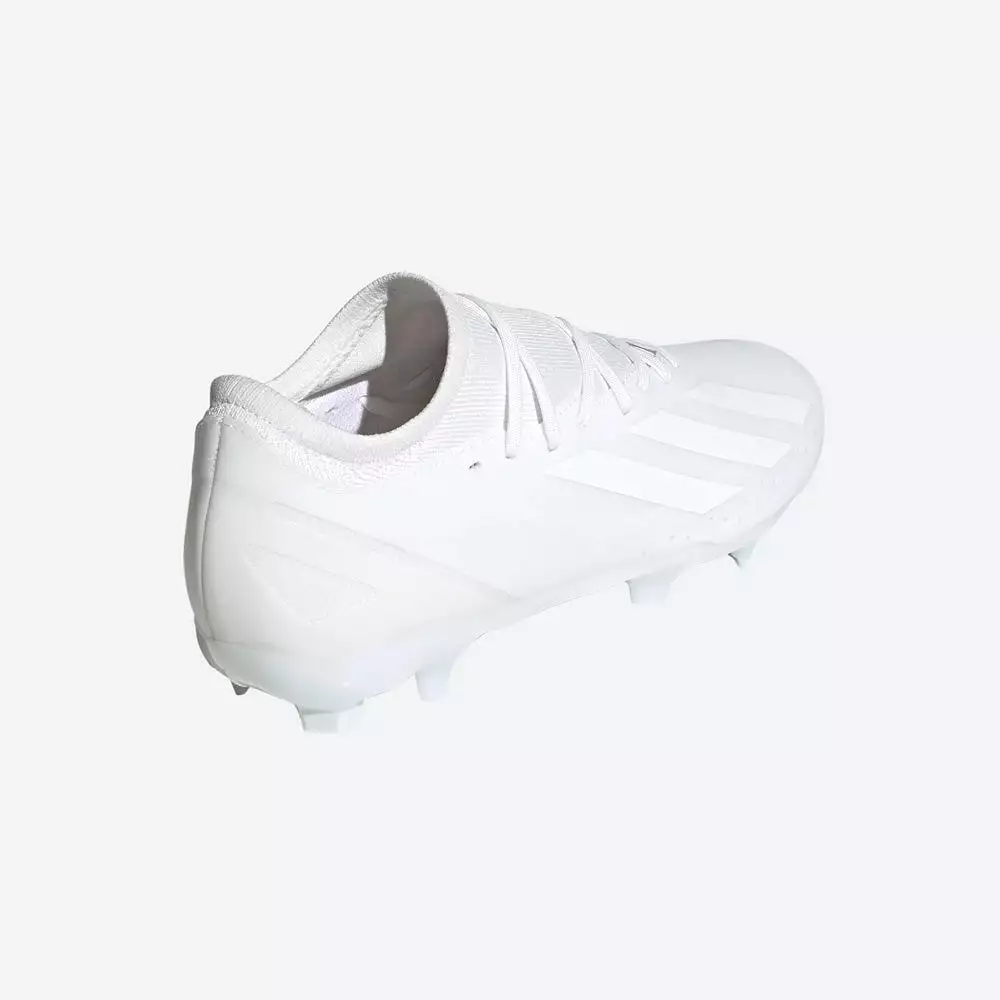 White Adidas X Crazyfast.3 FG Soccer Cleats