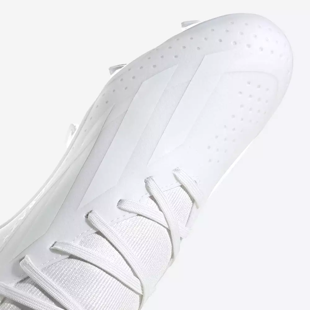 White Adidas X Crazyfast.3 FG Soccer Cleats