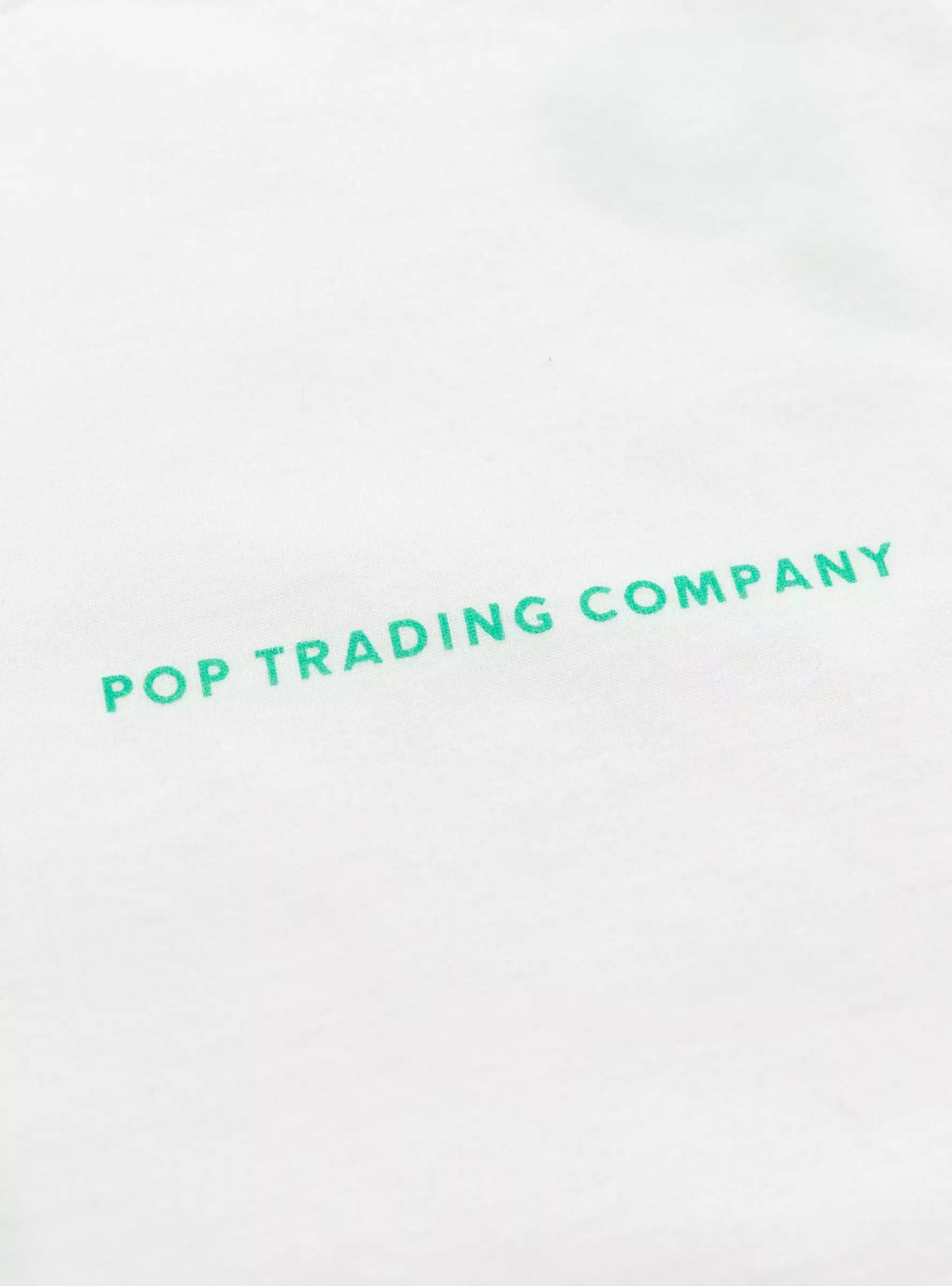 White and Green Logo T-shirt