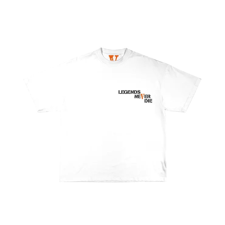 White Butterfly T-shirt collaboration between Juice Wrld and Vlone