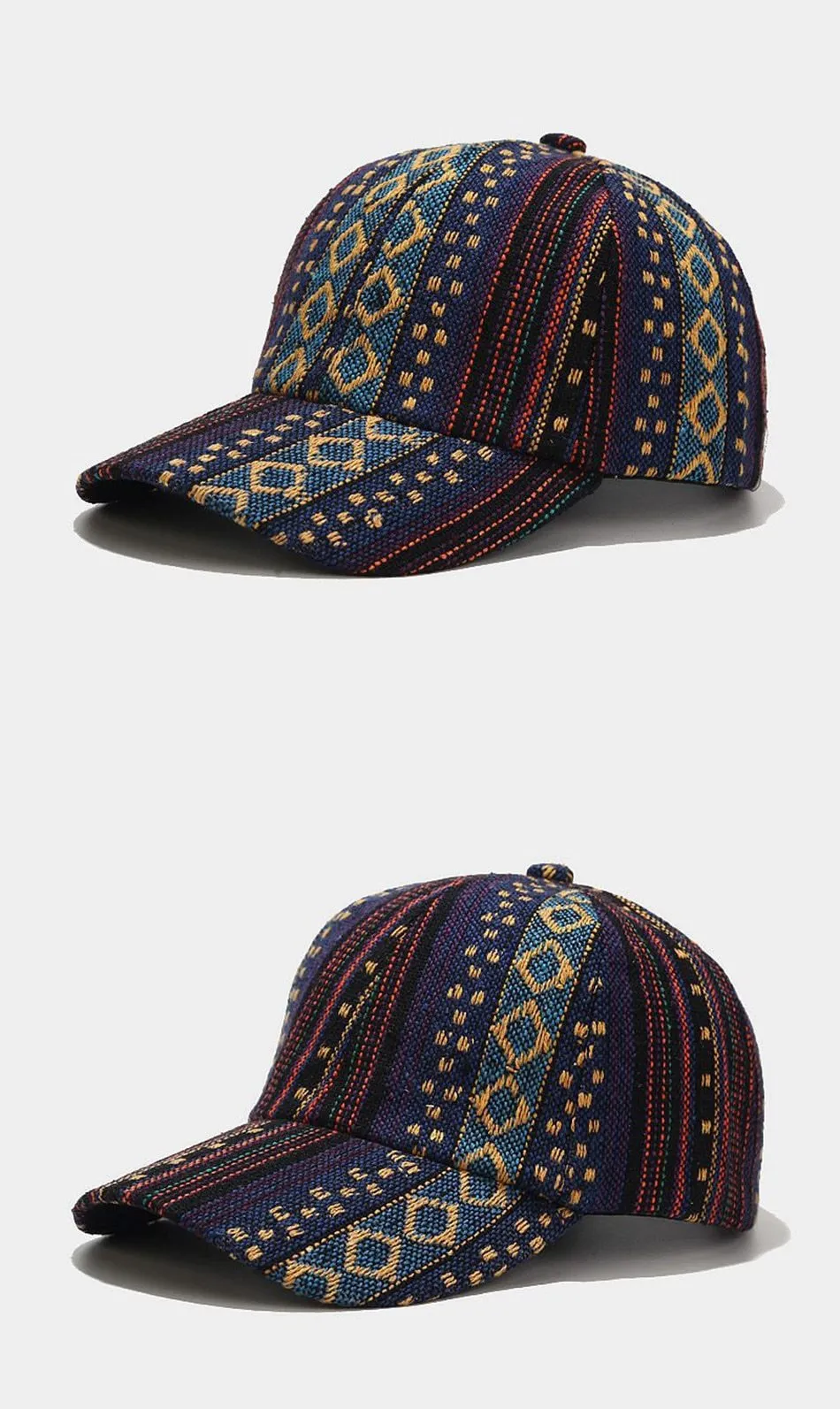 Winter Retro Fashion Unisex Bohemian Outdoor Travel Beach Baseball Cap