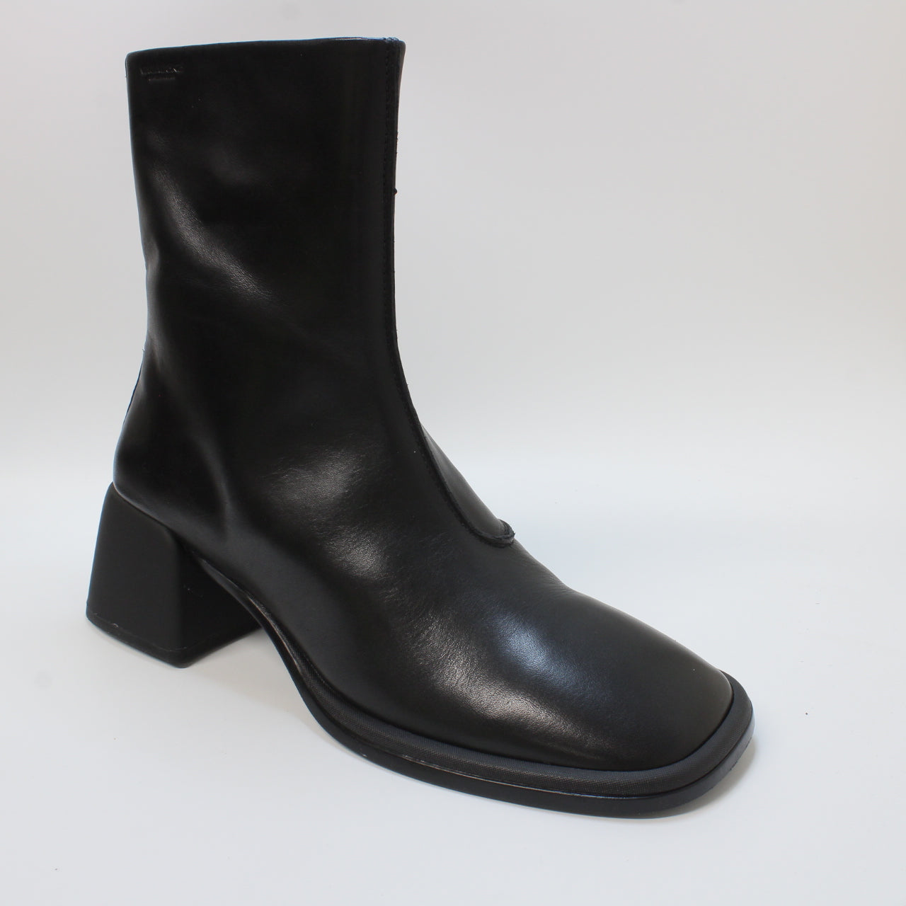 Womens Black Ankle Boots - Vagabond Shoemakers Ansie