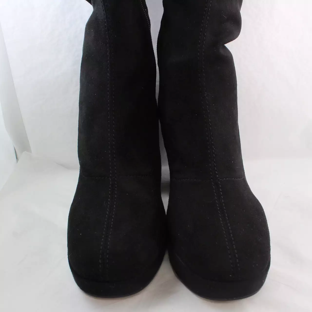 Women's Black Micro Sock Boots