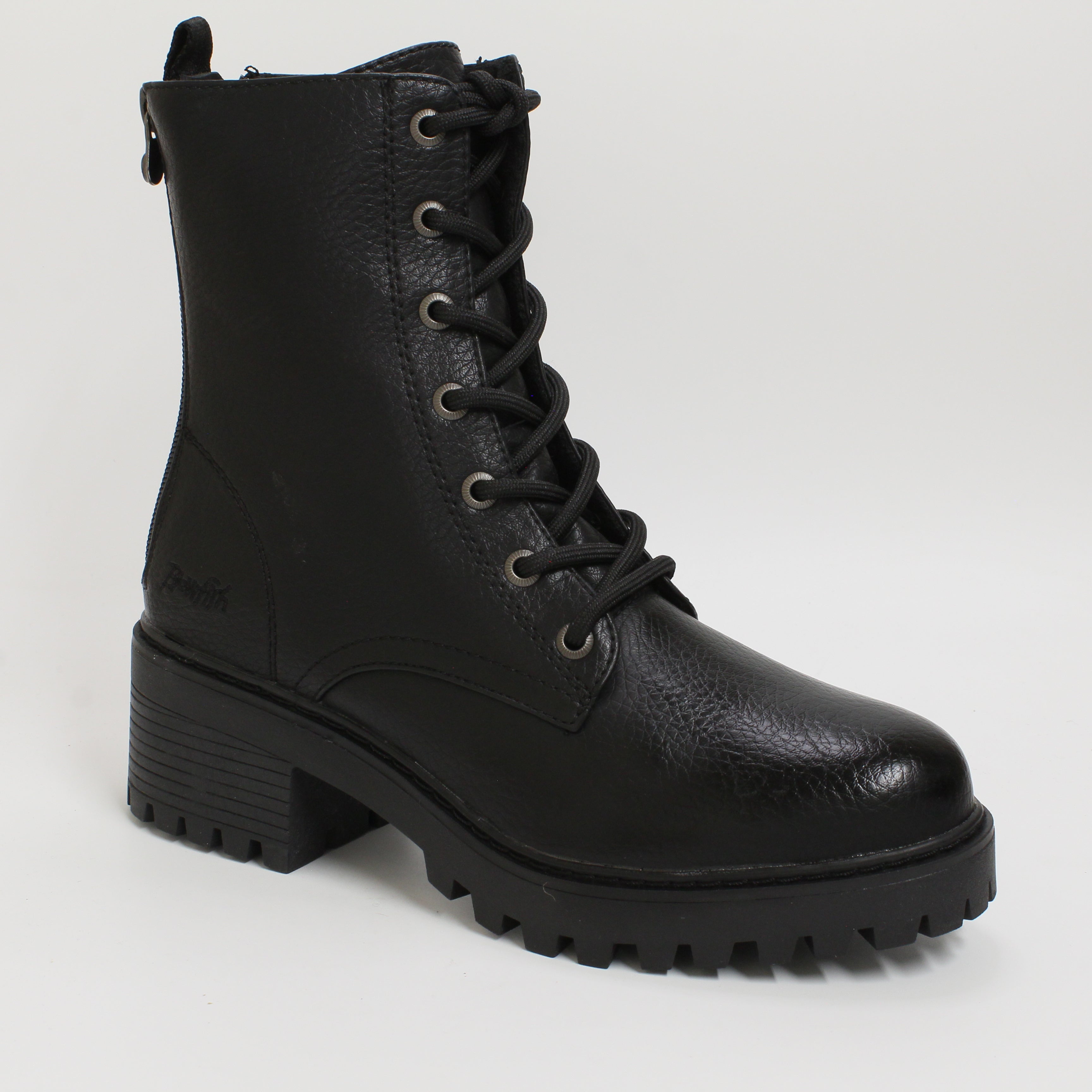 Women's Blowfish Malibu Leith lace-up boots black