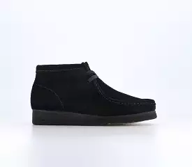 Women's Clarks Originals Wallabee Boots - Black Suede | Shop Now