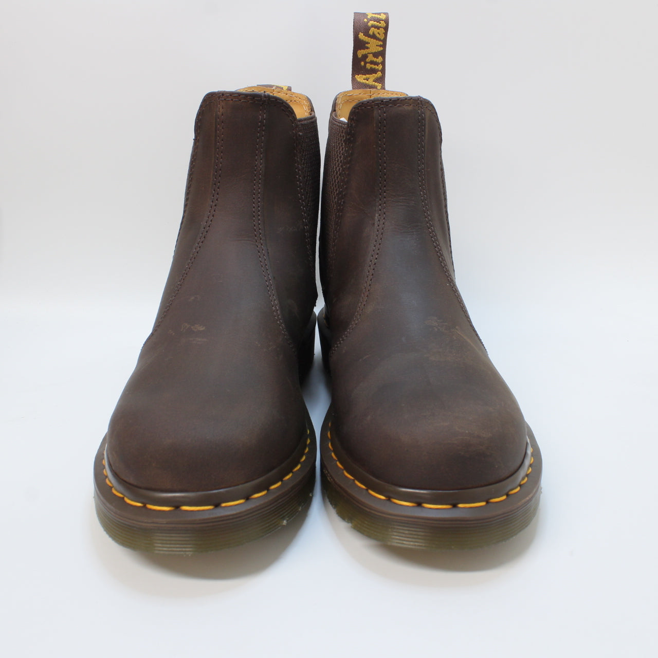 Women's Dr. Martens 2976 Chelsea Boots - Dark Brown Crazy Horse.