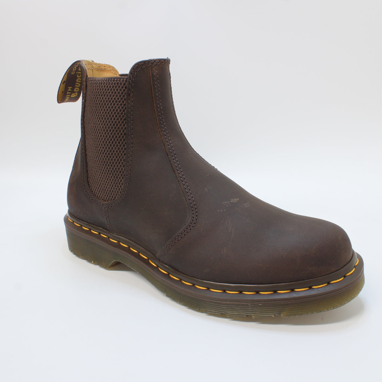 Women's Dr. Martens 2976 Chelsea Boots - Dark Brown Crazy Horse.