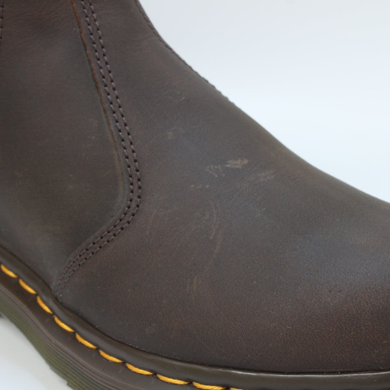 Women's Dr. Martens 2976 Chelsea Boots - Dark Brown Crazy Horse.