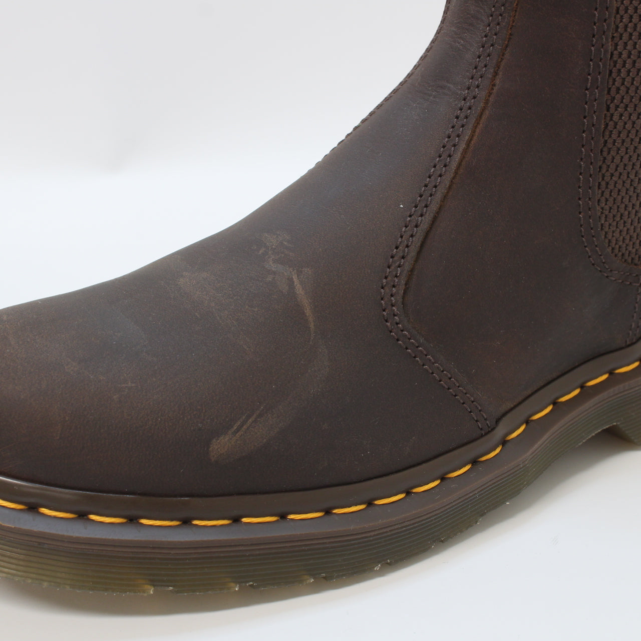 Women's Dr. Martens 2976 Chelsea Boots - Dark Brown Crazy Horse.