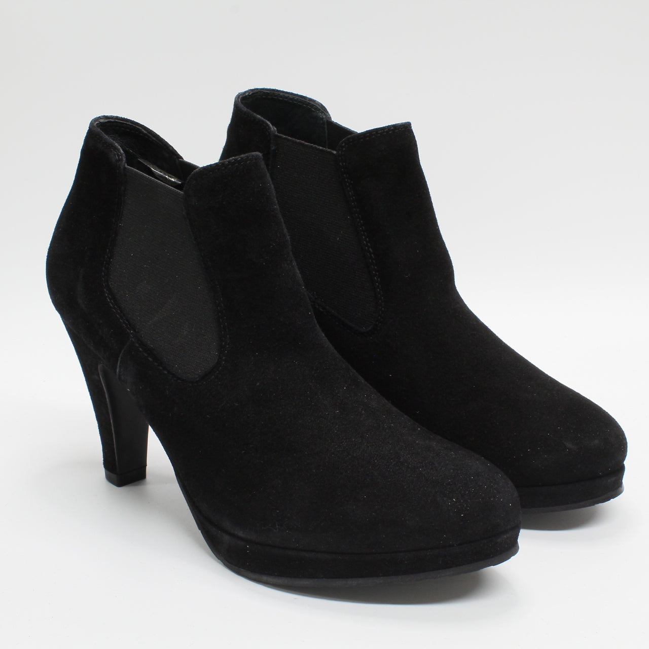 Women's Gardenia Copenhagen Black Suede Platform Boots - UK Size 3