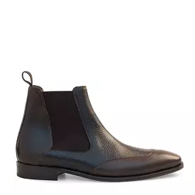 Women's Leather Chelsea Boot with Side Zip - Cadence