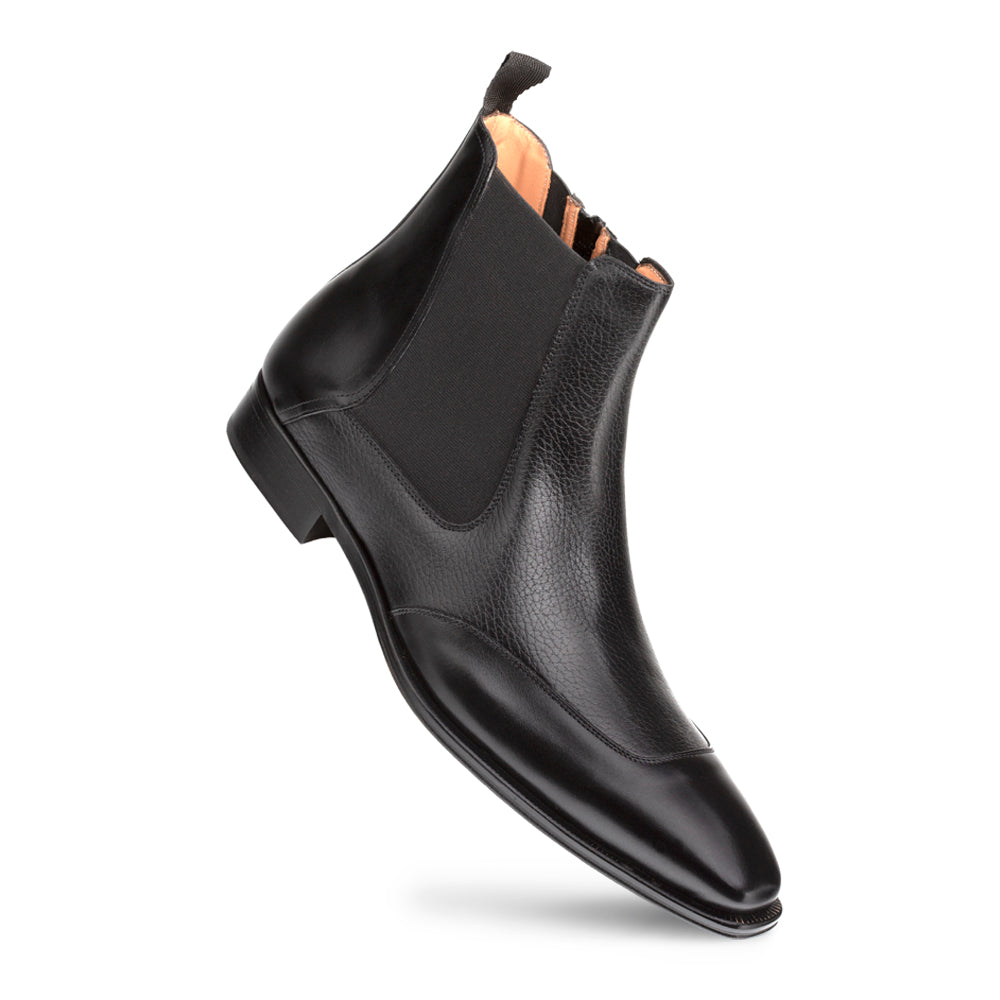 Women's Leather Chelsea Boot with Side Zip - Cadence