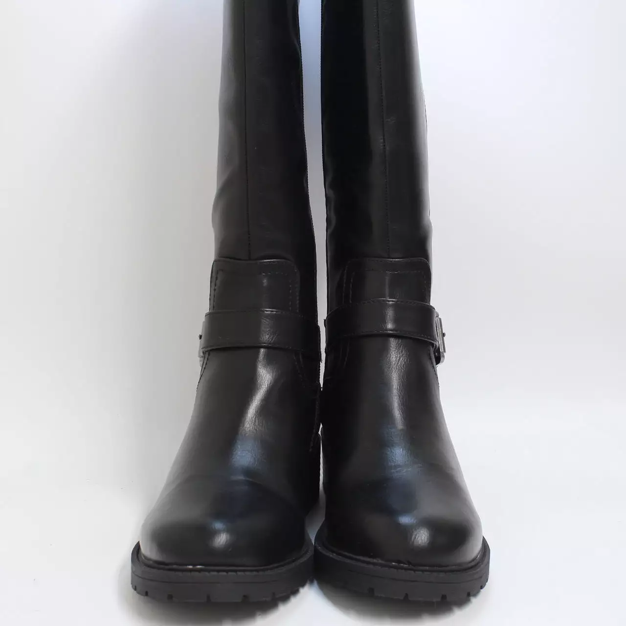 Women's Office Khloe High Leg Rider Boots Black.