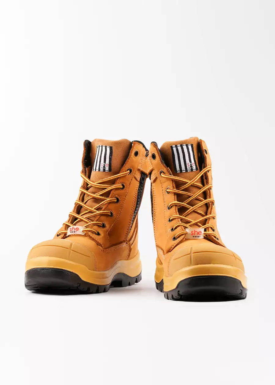 Women's PR safety work boots with zip - Excels