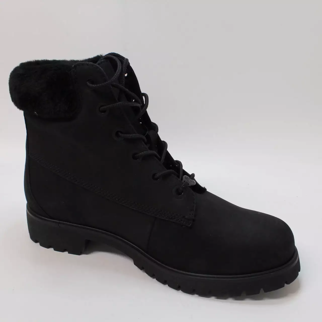 Womens Timberland Lyonsdale Shearling Boots Black - UK Size 6