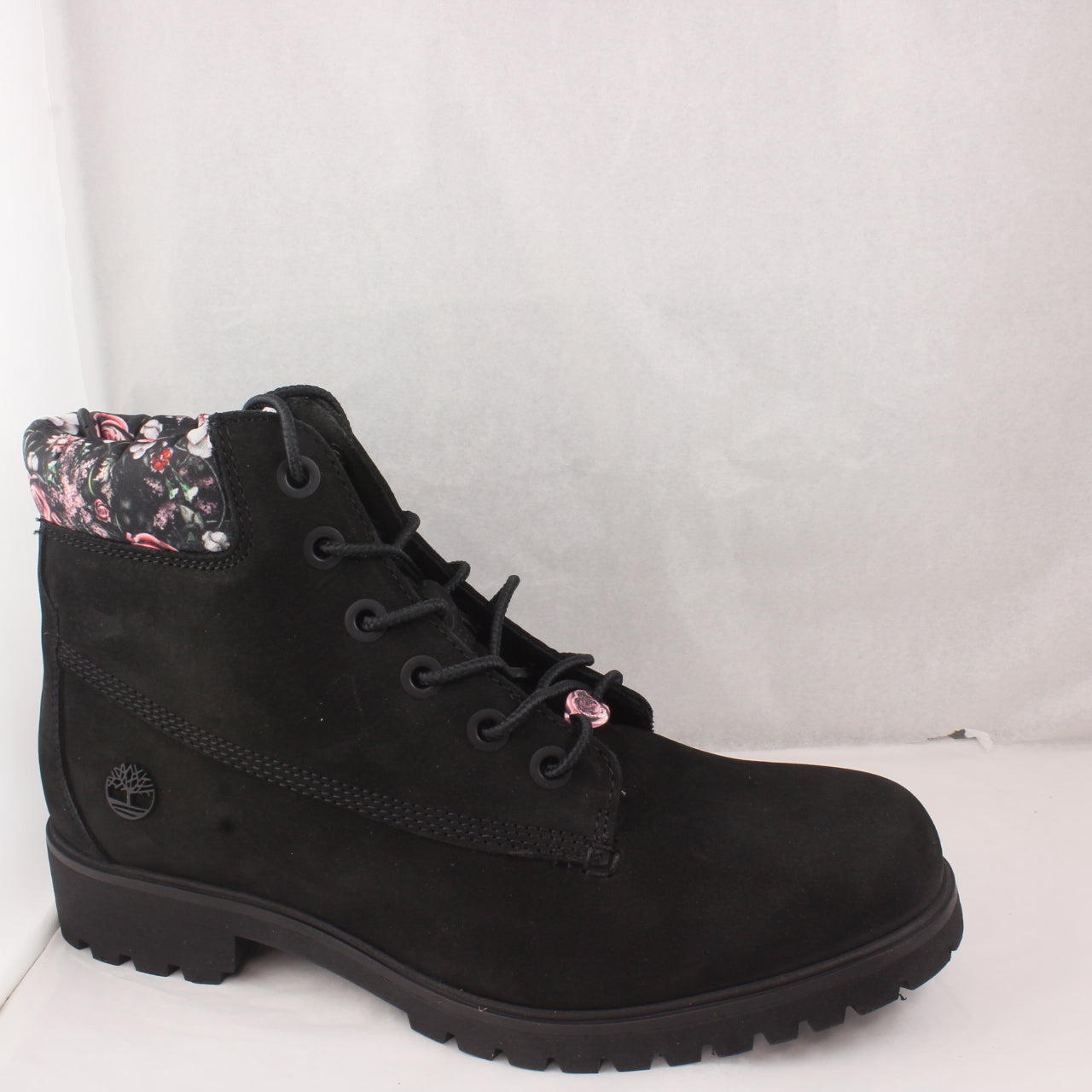 Women's Timberland Slim Premium Boots - Black Floral Collar