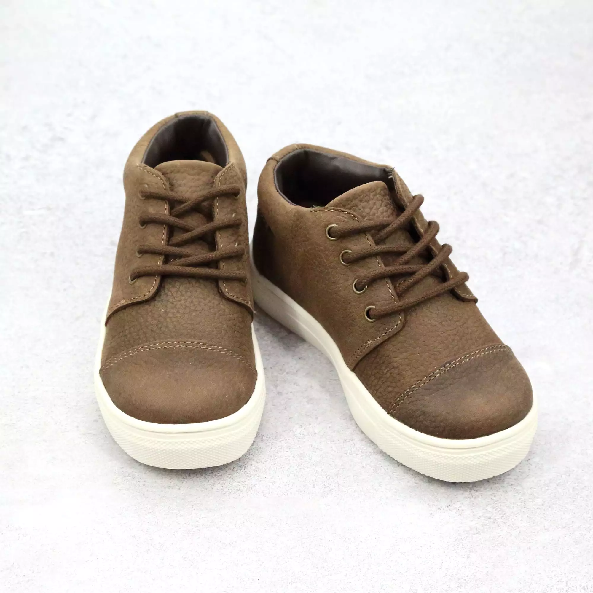 Wyatt Leather Lace Up Sneakers for Boys